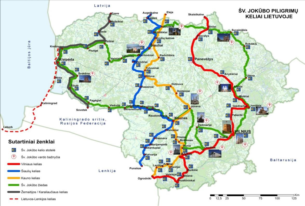The Way of Saint James Pilgrimage Route in Lithuania has been certified for three more years