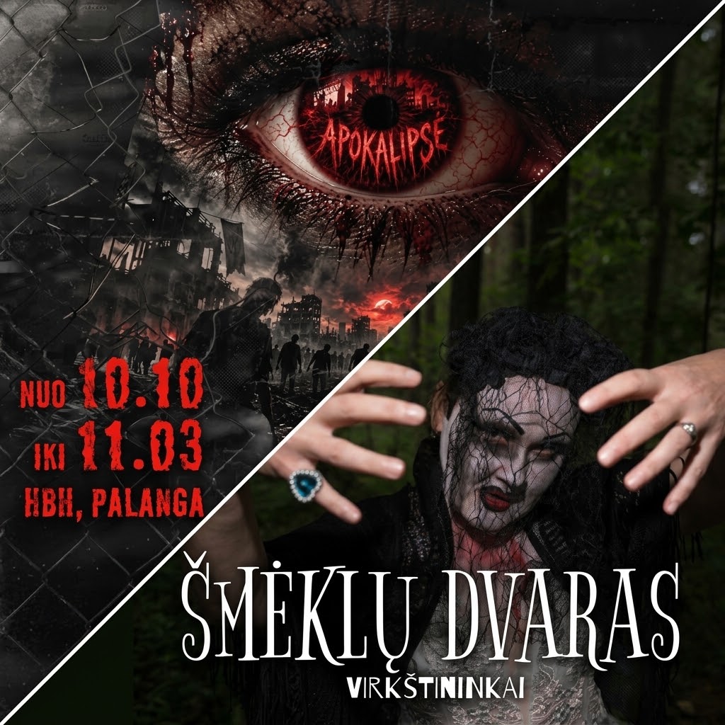 In October, discover the two spookiest amusement parks in Kretinga District!